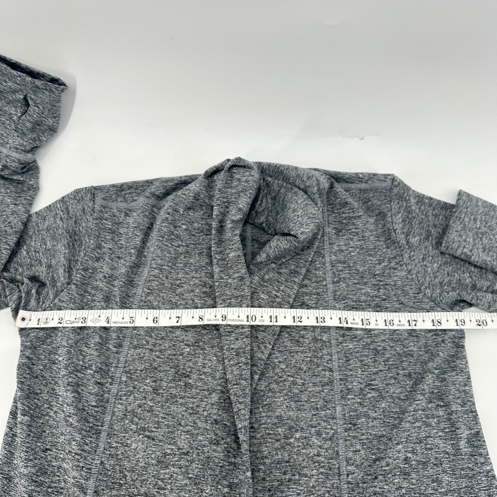 Eddie Bauer Open Front Longline Cardigan Women S Gray Athleisure Layering Tech - Picture 7 of 9